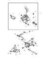 Diagram for 2005 Jeep Wrangler Automatic Transmission Shift Levers - 52059695AA