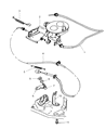 Diagram for Mopar Throttle Cable - 53031548AB