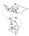 Diagram for 2001 Dodge Dakota Accelerator Cable - 53031548AB