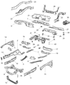 Diagram for Dodge Challenger Axle Beam - 68174057AA