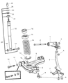 Diagram for Chrysler Crossfire Shock Absorber - 68029783AA