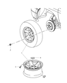 Diagram for Dodge Ram 5500 Spare Wheel - 68053037AA