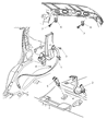 Diagram for 2004 Jeep Grand Cherokee Seat Belt - 5GY081DVAE