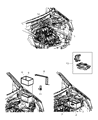 Diagram for Chrysler Town & Country Battery Tray - 5109327AA