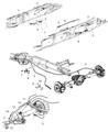 Diagram for 2018 Ram 2500 Parking Brake Cable - 4779934AC