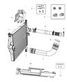 Diagram for Ram 3500 Intercooler - 55056902AE