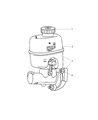 Diagram for 2005 Jeep Liberty Brake Master Cylinder - 5072526AB