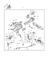 Diagram for Dodge Journey Thermostat - 68219747AA