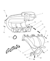 Diagram for 2002 Chrysler PT Cruiser Intake Manifold - 4777866AD