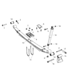 Diagram for Ram 3500 Leaf Spring - 68106102AA