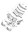 Diagram for 2004 Chrysler Crossfire Air Duct - 5098232AA