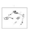 Diagram for 2011 Jeep Wrangler Sway Bar Kit - 82210218