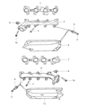 Diagram for Jeep Grand Cherokee Exhaust Heat Shield - 53013603AA