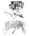 Diagram for 2011 Ram 2500 Power Steering Hose - 68031854AC