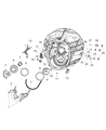 Diagram for Jeep Needle Bearing - 68331215AB