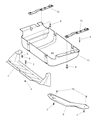 Diagram for 2001 Jeep Cherokee Fuel Tank Skid Plate - 52100328AA