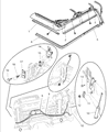 Diagram for 2001 Chrysler Sebring Convertible Top Motor - 5010041AC