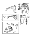 Diagram for 2011 Dodge Charger Weather Strip - 68040045AC