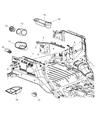 Diagram for 2008 Jeep Commander Cup Holder - 1FN141D1AA