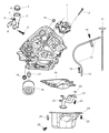 Diagram for 2007 Dodge Dakota Dipstick - 53021026AH