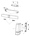 Diagram for 2010 Jeep Liberty Tail Light - 55157347AB