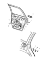 Diagram for 2004 Jeep Grand Cherokee Door Handle - 55135838AD