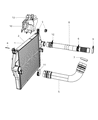 Diagram for 2010 Dodge Ram 3500 Intercooler - 55057092AA