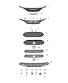 Diagram for 2020 Chrysler Voyager Emblem - 68415308AA