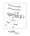 Diagram for 2018 Dodge Durango Dash Panels - 68251645AB