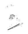 Diagram for 2020 Ram ProMaster City Windshield Washer Nozzle - 68266494AA