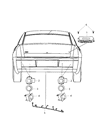 Diagram for 2015 Dodge Challenger Parking Assist Distance Sensor - 5MK60TZZAA