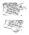 Diagram for 2009 Dodge Challenger Engine Mount - 4578943AB