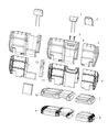 Diagram for 2021 Jeep Wrangler Seat Cover - 6PW65STTAE