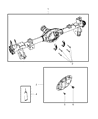 Diagram for 2007 Jeep Wrangler Differential Cover - 68003532AA
