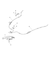 Diagram for 2021 Ram ProMaster City Parking Brake Cable - 68301740AA