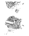 Diagram for 2007 Dodge Durango Engine Mount - 52855588AD