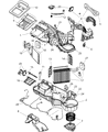 Diagram for Dodge Dakota Heater Core - 5161084AA