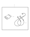 Diagram for Chrysler 300 Seat Heater Switch - 68033391AA