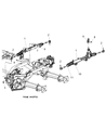 Diagram for 2004 Dodge Durango Tie Rod End - 52855190AA