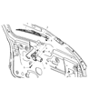 Diagram for Chrysler Town & Country Wiper Arm - 5101911AA