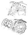 Diagram for 2001 Dodge Neon Seat Belt - UP161L5AA