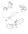 Diagram for 2005 Jeep Wrangler License Plate - 55174994AB