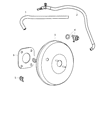 Diagram for Jeep Compass Brake Booster Vacuum Hose - 5105153AJ