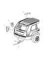 Diagram for 2005 Jeep Grand Cherokee Tail Light - 55156615AB