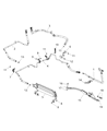 Diagram for 2021 Ram ProMaster 3500 Power Steering Hose - 68167922AD