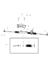 Diagram for Dodge Tie Rod End - 68033171AA