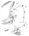 Diagram for 2007 Dodge Charger Seat Belt - UX531DVAF