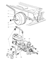 Diagram for Dodge Ram 3500 Brake Booster Vacuum Hose - 52010339AB