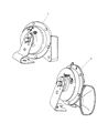 Diagram for Dodge Grand Caravan Horn - 4685563AB