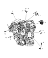 Diagram for Chrysler 300 Oil Pressure Switch - 68148354AA